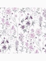 Wild Meadow Pale Iris Wallpaper WTG-262882 by Laura Ashley Wallpaper for sale at Wallpapers To Go
