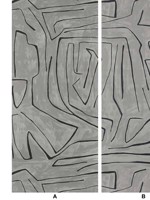 Graffito Graphite Wallpaper WTG-263145 by Lee Jofa Modern Wallpaper for sale at Wallpapers To Go