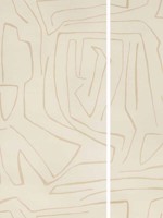 Graffito II Parchment Wallpaper WTG-263155 by Lee Jofa Modern Wallpaper for sale at Wallpapers To Go