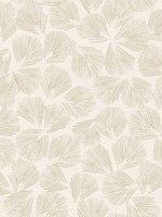 Elora Leaf Gold Wallpaper WTG-264056 by York Designer Series Wallpaper for sale at Wallpapers To Go