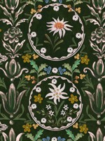 Edelweiss Cypress Green Wallpaper WTG-265312 by Mind the Gap Wallpaper for sale at Wallpapers To Go