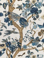 Coromandel Navy Fabric WTG-265586 by Thibaut Fabrics for sale at Wallpapers To Go