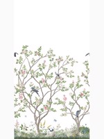 Lingering Garden White Wall Mural WTG-266467 by Ronald Redding Wallpaper for sale at Wallpapers To Go