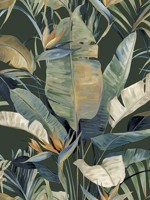 Tropical Green Cabana Wallpaper WTG-267542 by Candice Olson Wallpaper for sale at Wallpapers To Go