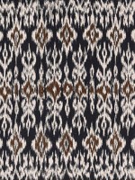 Atlas Ikat Basalt Black Fabric WTG-268294 by Thibaut Fabrics for sale at Wallpapers To Go