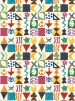 Potato Print Jewel Wallpaper WTG-268738 by G P & J Baker Wallpaper for sale at Wallpapers To Go