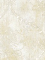 Regal Damask PearlL Beige White Cream Wallpaper WTG-269958 by Patton Norwall Wallpaper for sale at Wallpapers To Go
