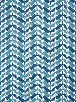 Melrose Check Navy and Peacock Fabric WTG-271306 by Thibaut Fabrics for sale at Wallpapers To Go