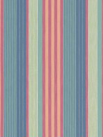 Esprit Stripe Cornflower and Peony Fabric WTG-271941 by Thibaut Fabrics for sale at Wallpapers To Go