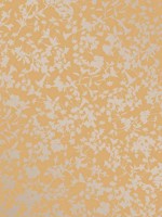 Shimmering Floral Canopy on Foil Yellow Wallpaper WTG-272275 by Veer Decor Wallpaper for sale at Wallpapers To Go