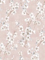 Blossom Reveries Pink Wallpaper WTG-272280 by Veer Decor Wallpaper for sale at Wallpapers To Go