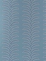 Frondescence Embriodery Blue Fabric WTG-274710 by Anna French Fabrics for sale at Wallpapers To Go