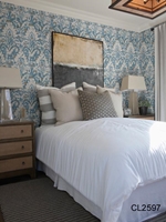 Damask Wallpaper - Woven Cloth Wall Coverings of Timeless Design at Low Prices and Exceptional Service