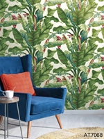 tropical wallpaper brings paradise into your home